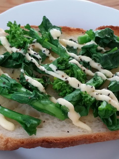 菜花トースト-レシピのメイン写真