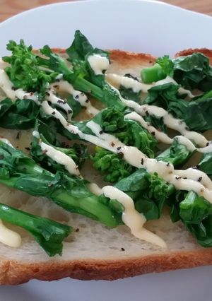 菜花トースト-レシピのメイン写真