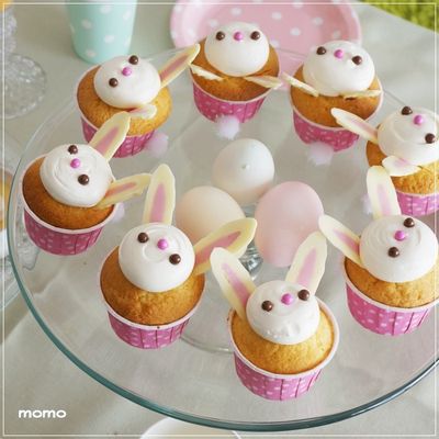 基本からアレンジまで！思わずつくりたくなる「うさぎ カップケーキ