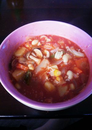 野菜たっぷりミネストローネ-レシピのメイン写真