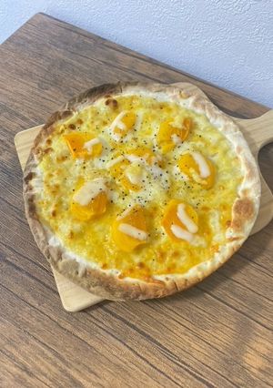 柿ピザ-レシピのメイン写真