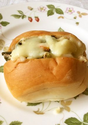 からし菜の玉子マヨトースト-レシピのメイン写真