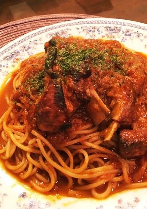 圧力鍋で10分！ 豚スペアリブのトマト煮-レシピのメイン写真