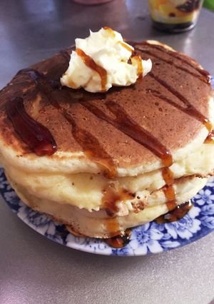 フワフワホットケーキ♡豆腐入り♪-レシピのメイン写真