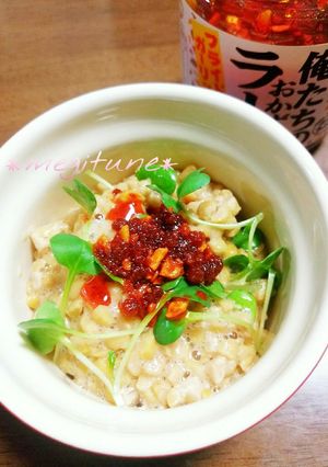 納豆とかいわれのピリ辛サラダ♡-レシピのメイン写真