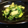 美肌☆オメガ3★アボカドと青菜の炒め物