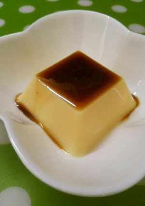 *卵豆腐に黒蜜*-レシピのメイン写真