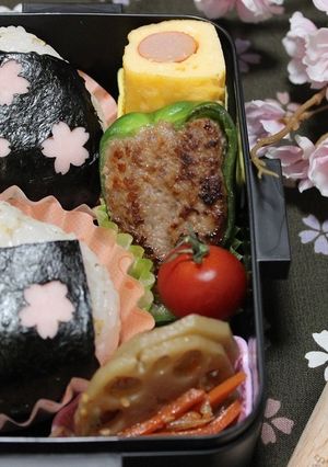 えごま油でオイルおにぎり♡春弁当-レシピのメイン写真