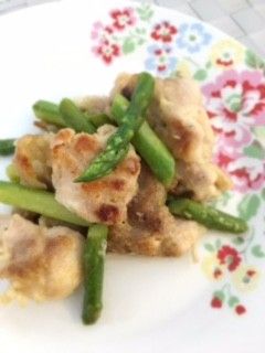 アスパラ鶏肉炒め 妊活レシピ-レシピのメイン写真
