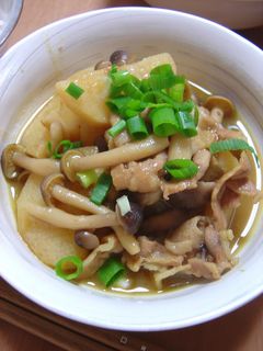 長いもと豚肉のカレーしょう油煮-レシピのメイン写真