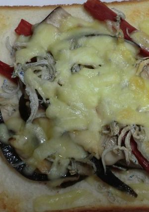 大分産しいたけのチーズトースト-レシピのメイン写真