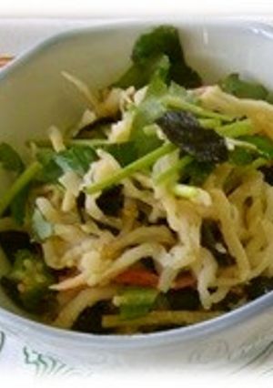 健康○簡単 切干大根の香味和え-レシピのメイン写真