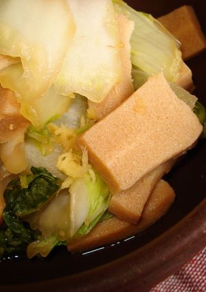 ちょっ早♪高野豆腐と白菜の煮びたし-レシピのメイン写真