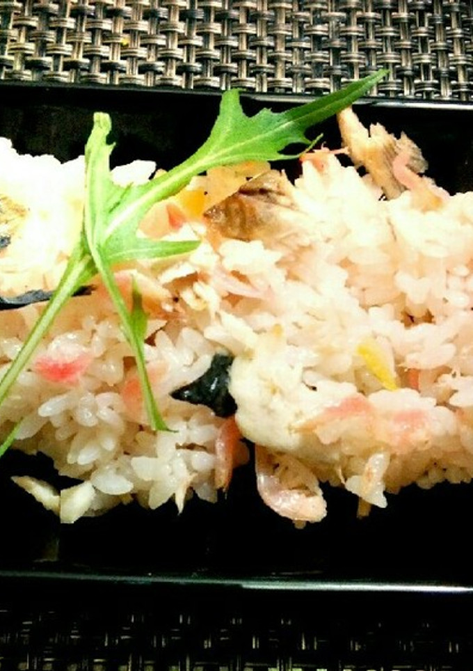 サワラと桜エビの炊き込みご飯-レシピのメイン写真