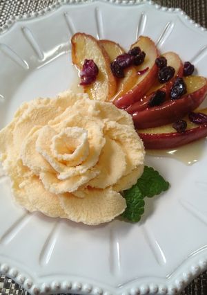バラのアイスクリーム-レシピのメイン写真