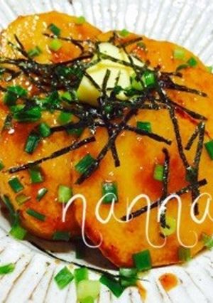 うまっ★長芋ステーキ☆照り焼きバターで-レシピのメイン写真