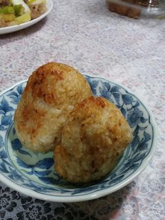 かつおぶしの焼おにぎり-レシピのメイン写真