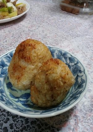 かつおぶしの焼おにぎり-レシピのメイン写真