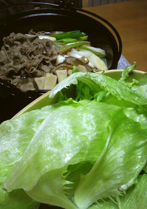 【大量消費】冬◆旬レタスで◇極◇すき焼き-レシピのメイン写真