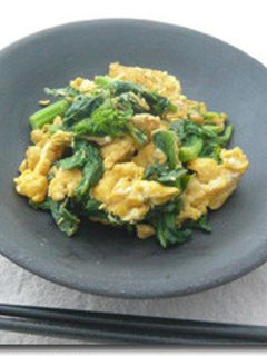 菜の花ふわふわたまご炒め-レシピのメイン写真