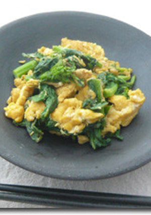 菜の花ふわふわたまご炒め-レシピのメイン写真