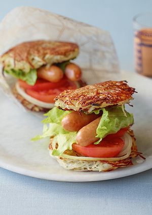 シャウエッセンとポテトのパリザクバーガー-レシピのメイン写真