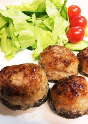 簡単しいたけの肉詰め-レシピのメイン写真