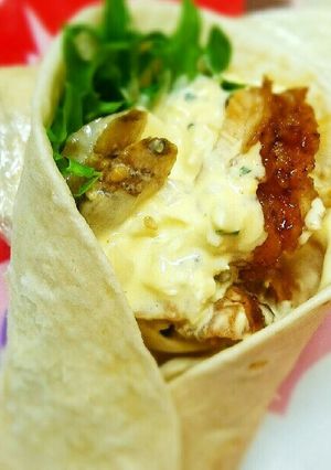 チキン南蛮でサラダラップ♪トルティーヤ-レシピのメイン写真