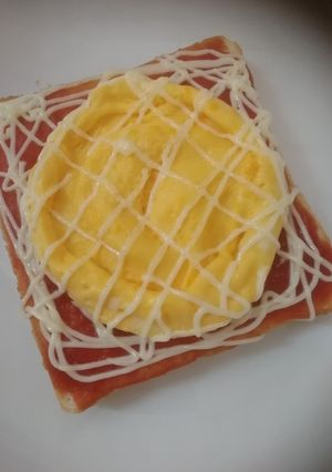 【忙しい朝に】オムレツトースト【レンジ】-レシピのメイン写真