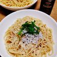 「山海ぶし」を使った梅味パスタ