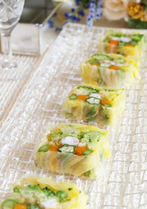 野菜とえびのテリーヌ-レシピのメイン写真