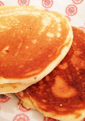 簡単おやつ♬【ふわふわホットケーキ】-レシピのメイン写真