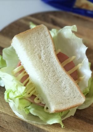 野菜たっぷり！ヘルシー♪逆サンドイッチ-レシピのメイン写真