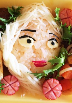 キャラ弁 ♪エルサのお弁当♪-レシピのメイン写真