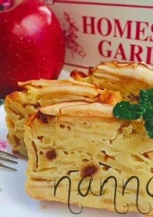 バター無♡しっとりなりんごレーズンケーキ-レシピのメイン写真