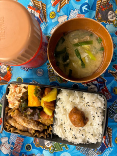 旦那弁当 メインはキャベツ巻き-レシピのメイン写真