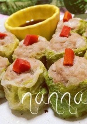 フライパンで簡単＊白菜シュウマイ♪-レシピのメイン写真