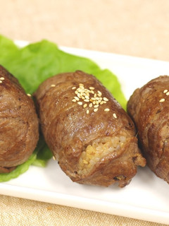 お花見に★肉巻きおにぎり-レシピのメイン写真