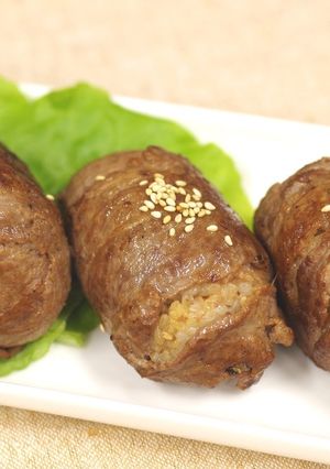 お花見に★肉巻きおにぎり-レシピのメイン写真
