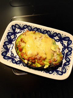 糖質制限 アボカド納豆オーブン焼き-レシピのメイン写真