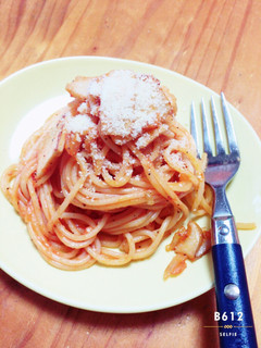 10分でできるケチャップパスタ-レシピのメイン写真