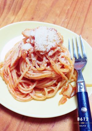 10分でできるケチャップパスタ-レシピのメイン写真