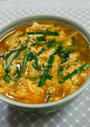 ランチに簡単！節系 にら卵あんかけうどん-レシピのメイン写真