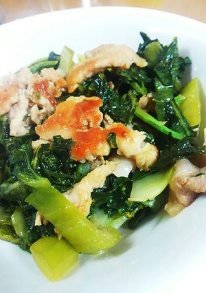 これぞ!!ご飯のお供☺高菜と豚肉炒め-レシピのメイン写真
