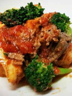 ブロッコリーと油揚げのトマト煮-レシピのメイン写真