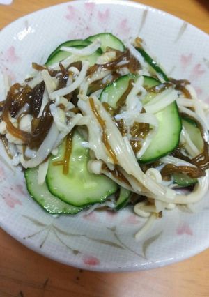 レンジで簡単!もずくの和え物-レシピのメイン写真