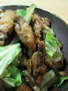 ご飯が進む!手羽中と春キャベツの中華炒め-レシピのメイン写真