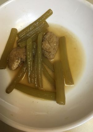 フキのと油揚げの煮物-レシピのメイン写真