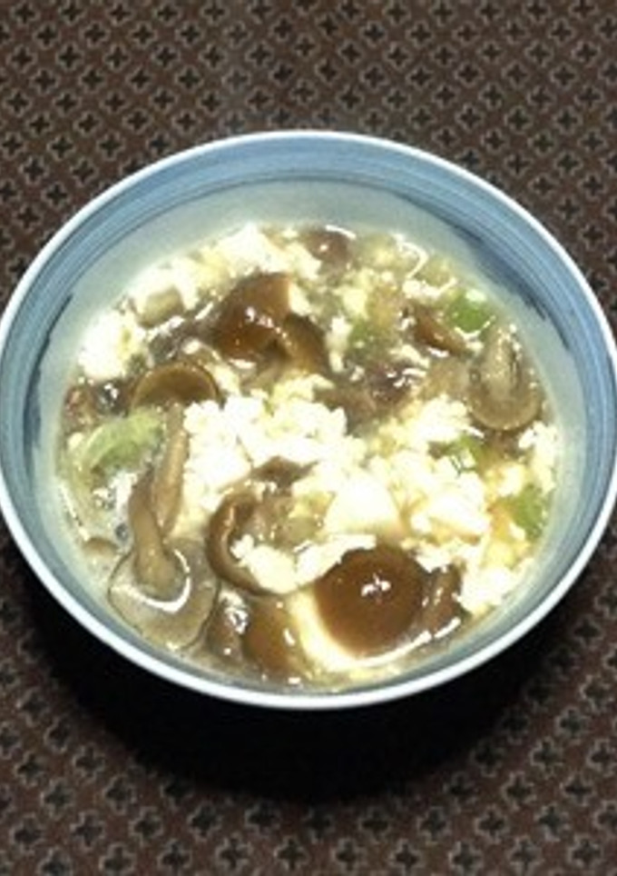 なめこと崩し豆腐のさっと煮-レシピのメイン写真
