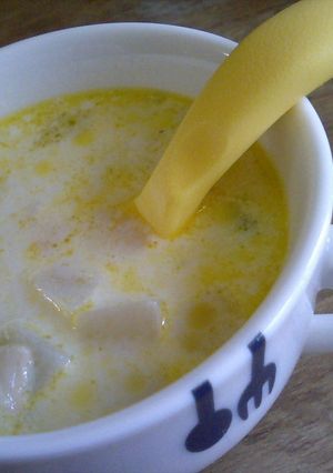 残り野菜のミルクスープ♪-レシピのメイン写真